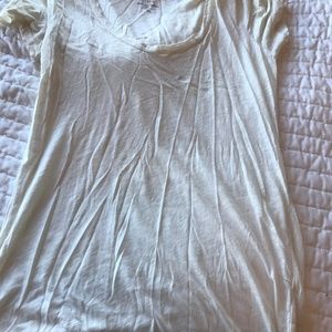 NBW JCREW white scoop neck t-shirt XS